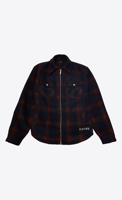 Garnet Plaid Jacket