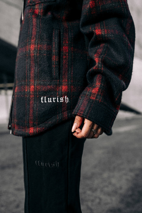 Garnet Plaid Jacket