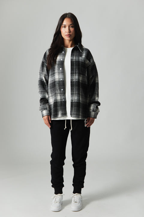 Garnet Grey Plaid Jacket