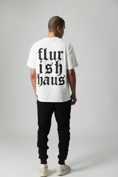 Mens White Statement T