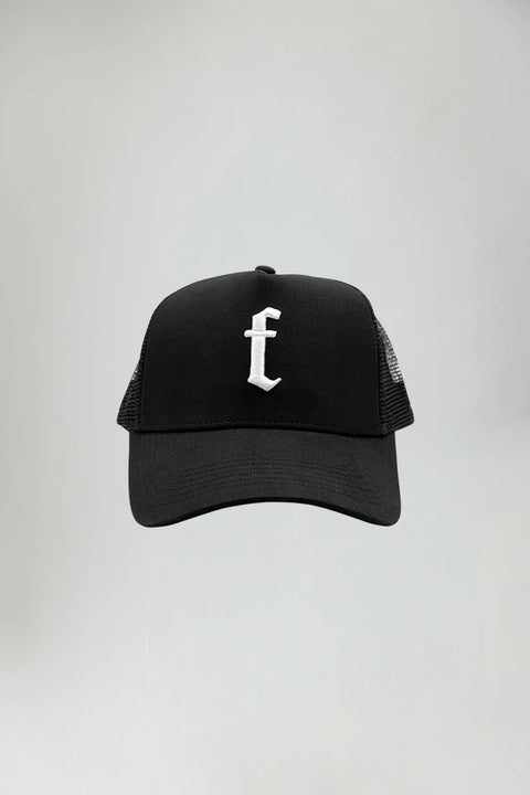 Hat - Black Mesh Trucker